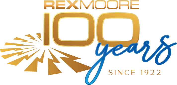 100 years Rex Moore 100 Years Badge